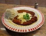 A picture of step 13 of Chicken Parmesan with Arrabbiata sauce.