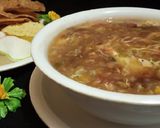 A picture of step 4 of Hot and sour soup.
