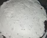 A picture of step 13 of Two tier vanilla and chocolate cake 🎂.