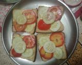 A picture of step 5 of Veg sandwich.