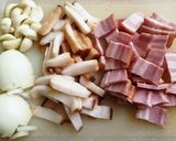 Bableves füstölt csülökkel recept fázis 3 fotója