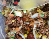Foto del paso 2 de la receta: Ensalada de lentejas en salsa de mostaza y miel 🍯
