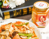 [開箱-全素蘑菇醬]Part 2 家常菜食譜-素食-蘑菇醬燒鮮蔬豆腐的食譜步驟9照片