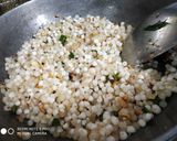 A picture of step 9 of Sabudana khichdi.