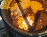 Babgulyás bográcsban🫘🍲 recept fázis 5 fotója