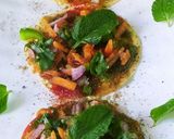A picture of step 4 of Desi Masala Papad.