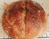 Foto langkah ke 15 dari resep Blue-Orange Sprinkles Sourdough Bread.
