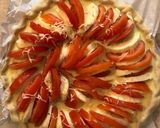 Une image de l'étape 2 de Tarte tomate/mozzarella basilic.