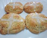 A picture of step 9 of Easter Hot Cross Meat Pies# SpecialEasterContest.