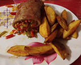 Foto del paso 5 de la receta: Matambre arrollado al horno con papas rústicas