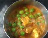 A picture of step 3 of Matar panner.