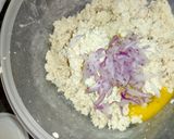 A picture of step 2 of Tofu Balls.