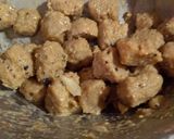 A picture of step 2 of Schezwan Pepper soybean.