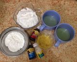 Foto langkah ke 2 dari resep Pastel Macaroons from Meringue Cookies filled Chocomaltine.