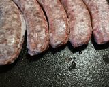 A picture of step 1 of Just a Hankering for Sausage Onion Peppers Sandwich.