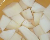 A picture of step 2 of Green Potato Biryani.