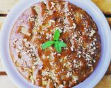 รูปขั้นตอนการทำที่ 4 ของ เค้กแอปเปิ้ล&กล้วย ชาเขียว (Apple&Banana Matcha Cake