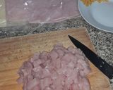 Foto del paso 1 de la receta: Fideos vermicelli con crema y pollo