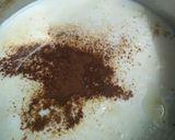 A picture of step 2 of Coconut-chocolate drink.