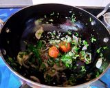 A picture of step 4 of Prawns Dum Biriyani.