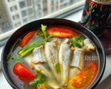 Hình bước làm 3 của món Canh Cá Cơm Trỏng Nấu Ngót