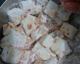 A picture of step 4 of Paneer 65.