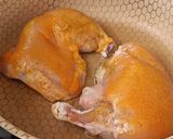 عکس مرحله 1 از دستور چلو مرغ و هلو