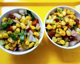 A picture of step 4 of Corn Chaat.