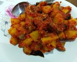 Foto langkah ke 3 dari resep Sambal goreng kentang hati.