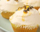 A picture of step 6 of Passion Fruit Mascarpone Frosting.
