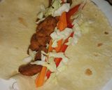 A picture of step 1 of Tortilla wraps.