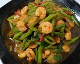 Foto langkah ke 4 dari resep Tumis buncis udang.