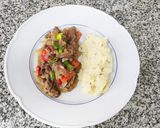 Foto del paso 7 de la receta: Corazón de vaca con puré de papa