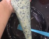 Hình bước làm 6 của món Bánh mì mè đen Hàn Quốc