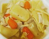 A picture of step 8 of PA Dutch Chicken Pot Pie.