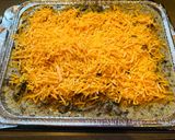 A picture of step 6 of Spinach with Ground Beef Bake.