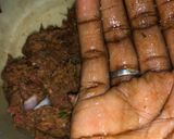 A picture of step 4 of Beef kofta Biryani.