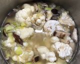 Foto del paso 4 de la receta: Crema de coliflor y setas shiitake