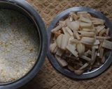 A picture of step 1 of Plantain stem dosa / Bale dandina dosey:.