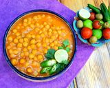 عکس مرحله 1 از دستور سوپ نخود یونانی