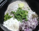A picture of step 1 of Ragi Flour Cheela.
