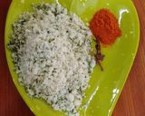 A picture of step 8 of Danbu(grounded rice).