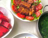 Hình bước làm 9 của món Chay Quay xá xíu