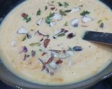 A picture of step 4 of Kesar Mango Firni.