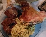 Foto del paso 4 de la receta: Asado Americano, pollo, fideo alpesto