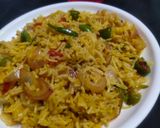 A picture of step 5 of Paneer Pulao.