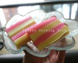 Foto langkah ke 6 dari resep Kue Lapis Kukus.