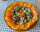 Une image de l'étape 16 de Salade de riz aux deux tomates, concombre et coriandre.