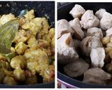 A picture of step 8 of Chickpea Soya Curry.