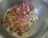 A picture of step 2 of Nduma and sweet potato in coconut sauce.